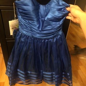 Betsey Johnson royal blue mini dress